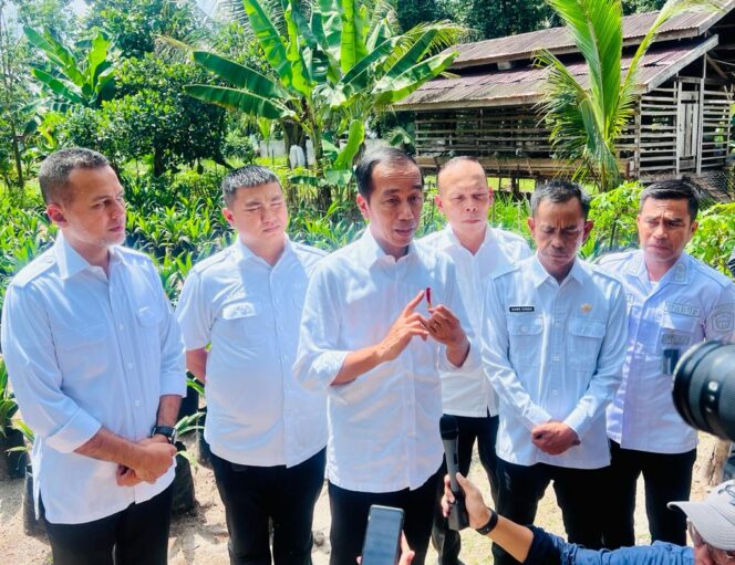 
Presiden: Jangan Sampai Jalur Logistik dan Jalan Produksi Rusak Parah