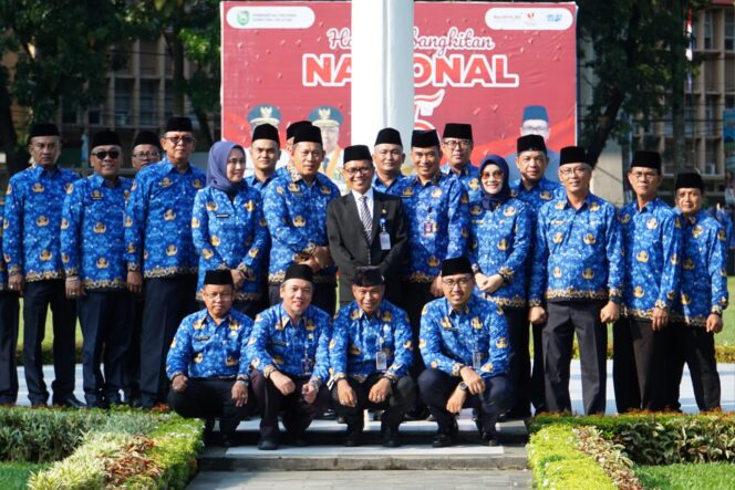 
Jadi Irup Upacara Harkitnas ke-115, Sekda Sumsel Bacakan Sambutan Plt Menkominfo