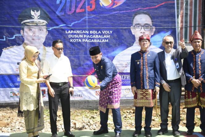 
Herman Deru Resmi Buka Turnamen Gubernur Cup Turnamen Bola Voli 2023 Kota Pagaralam
