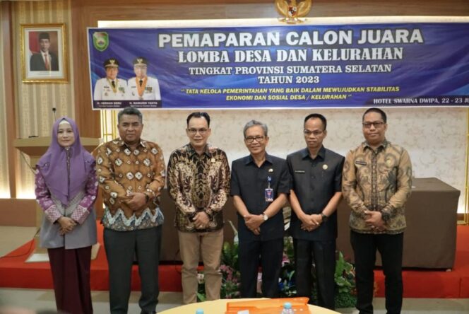 
Wujudkan Desa Inspiratif dan Mandiri, Pemprov Sumsel Gelar Lomba Desa/Kelurahan Terbaik Tingkat Provinsi