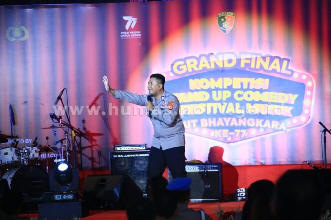 
HUT Bhayangkara ke 77 : Polri Gelar Festival Musik dan Final Stand Up Comedy