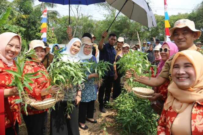 
Feby Deru Apresiasi Warga Sugiwaras  Kelurahan Talang Jambe Sukses Terapkan GSMP