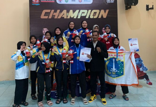 
Kontingen Popnas Sumsel Koleksi 38 Mendali