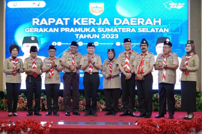 
					Pj Gubernur Agus Fatoni Buka Rakerda Kwartir Daerah Gerakan Pramuka Sumsel