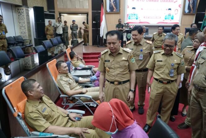
					HUT KORPRI ke-52, Pj Gubernur Sumsel Agus Fatoni Apresiasi Antusias ASN Ikut Baksos Donor Darah