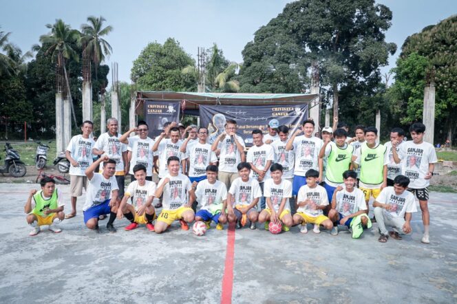 Anak Muda Desa Semangus Musi Rawas Kegirangan Usai Dapat Perhatian Dari Crivisaya Ganjar