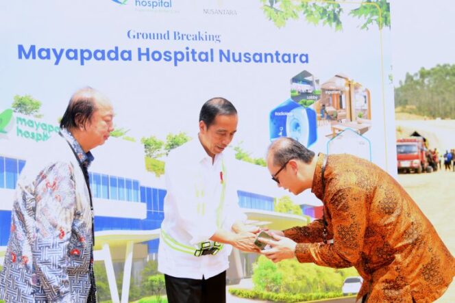 
					Presiden Jokowi Lakukan Groundbreaking Rumah Sakit Kedua di IKN