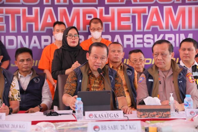 
Satgas Polri Sudah Tangkap 7.566 Tersangka Kasus Narkoba