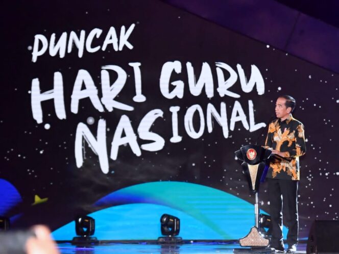 
					Hadiri Puncak HGN 2023, Presiden Jokowi: Saya Bisa Jadi Presiden karena Guru
