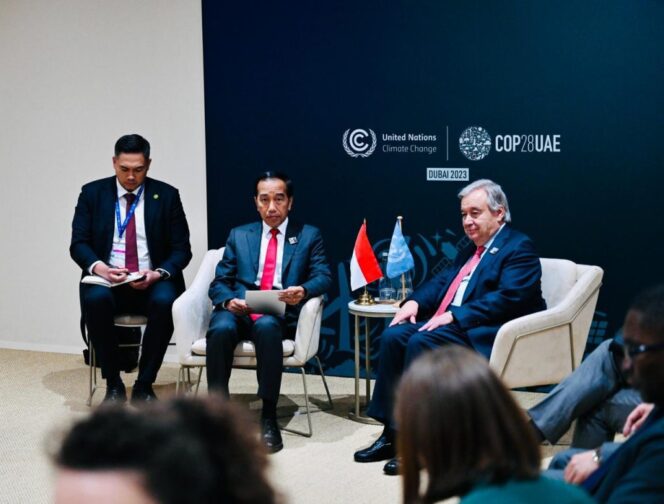 
					Presiden Jokowi dan Sekjen PBB Bahas Aksi Iklim hingga Situasi di Gaza