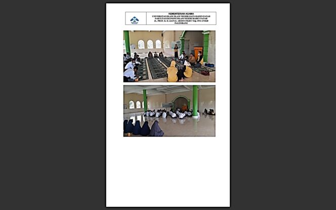 
Pengabdian Masyarakat dalam menanamkan pengetahuan literasi kewirausahaan pada santri di Masjid Al-Madinah Pondok Pesantren Thawalib Sriwijaya Palembang