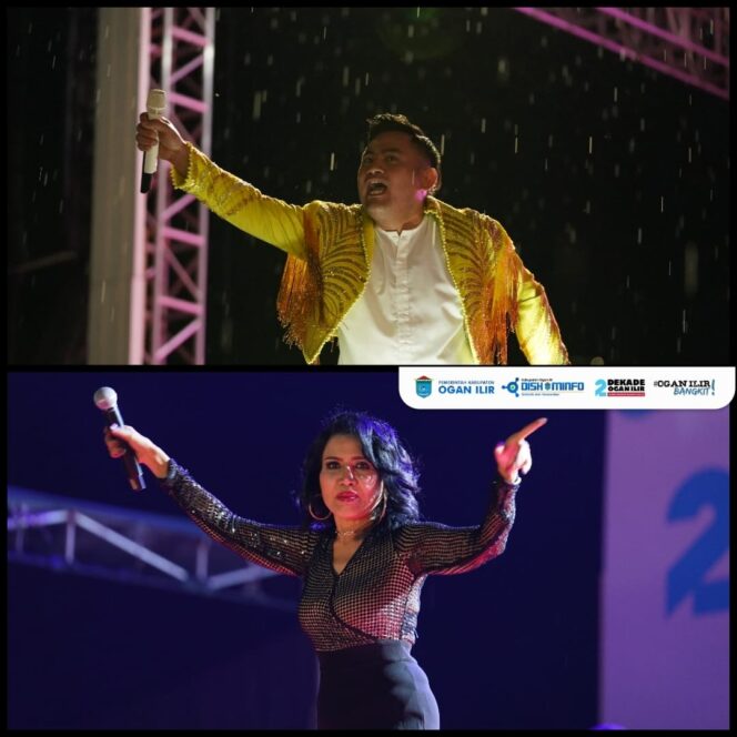 
Nassar dan Rita Sugiarto Meriahkan Pembukaan HUT Ogan Ilir