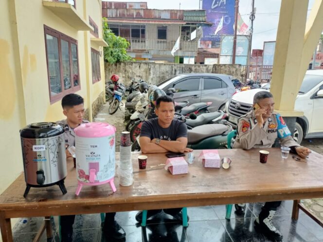 
Polres PALI Amankan Situasi Pelipatan Surat Suara