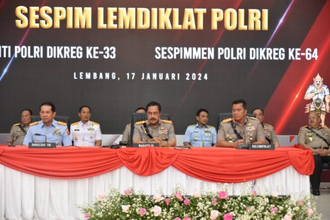 
Sespim Lemdiklat Polri Buka Pendidikan Sespimti dan Sespimmen 2024
