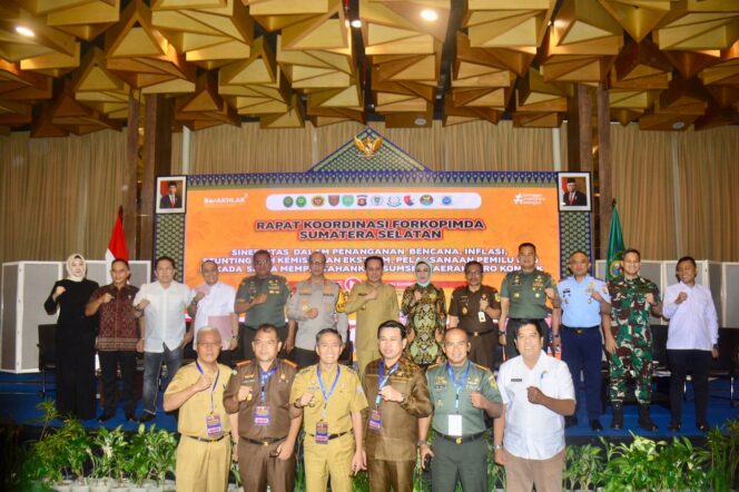 
Pj Gubernur Agus Fatoni Kumpulkan Forkopimda se-Sumsel, Sinergikan Penanganan Program Prioritas 2024