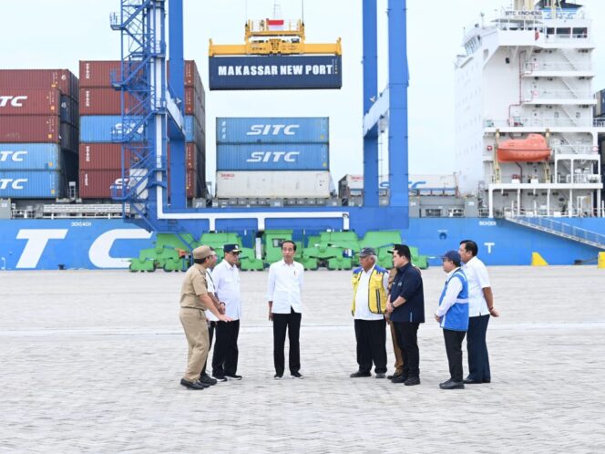 
Diresmikan Presiden Jokowi, Makassar New Port Siap Jadi Hub Logistik Terbesar di Indonesia Timur