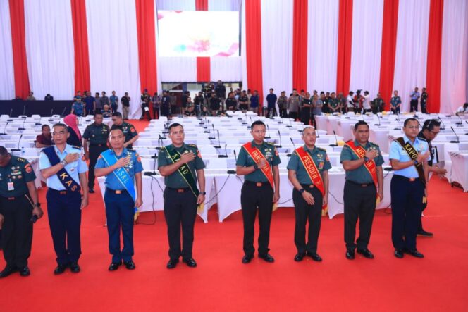 
Jelang Rapim TNI-Polri Tahun 2024, Panitia Lakukan Gladi Bersih