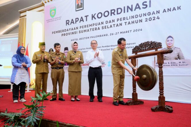 
Buka Rakor PPPA Provinsi Sumsel, Pj Gubernur Agus Fatoni Sebut Pentingnya Kualitas SDM Bangsa di Masa Depan