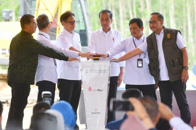 
					Groundbreaking Kantor BPJS Kesehatan di IKN, Presiden: Lengkapi Layanan Kesehatan di IKN