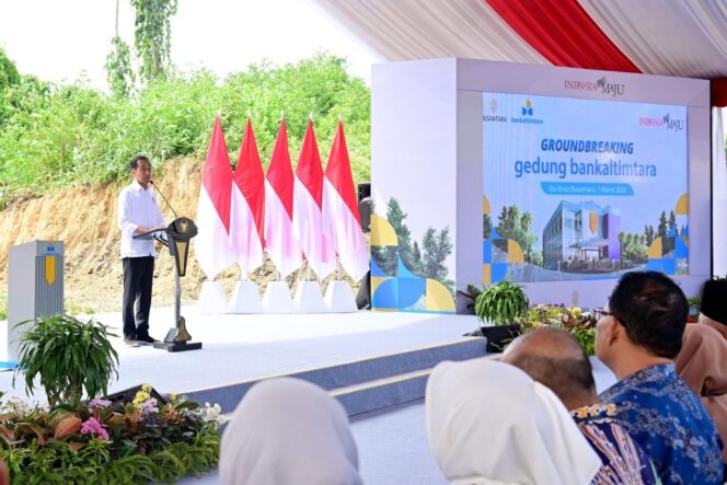 
					Groundbreaking Bank Kaltimtara di IKN, Presiden Dorong Kerja Sama Bank Himbara dengan BPD