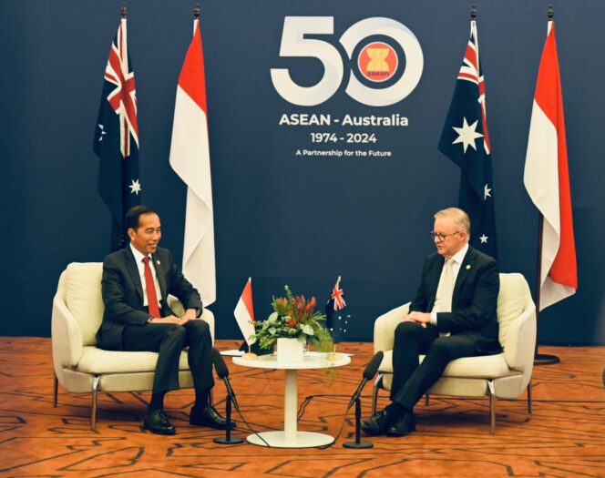 
					Presiden Jokowi Sampaikan Empat Poin Utama untuk Perkuat Kerja Sama Bilateral kepada PM Australia