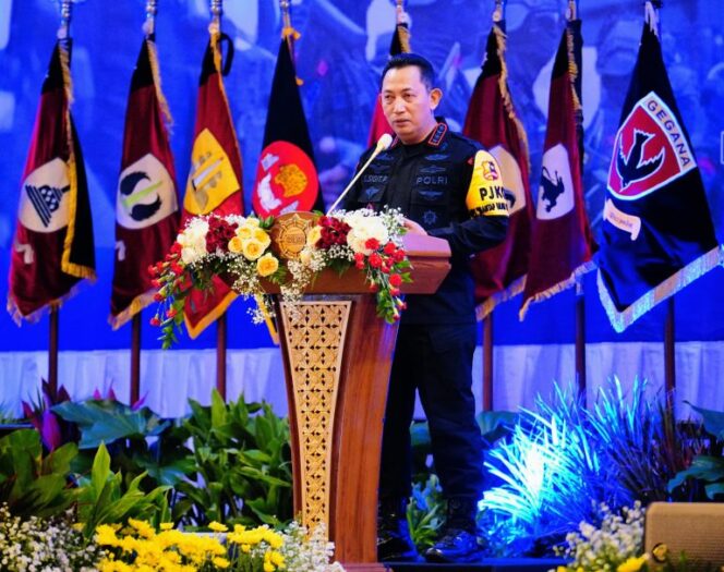 
					Rakernis Brimob 2024, Kapolri Ucapkan Terima Kasih Atas Dedikasi Brimob Selama Pemilu