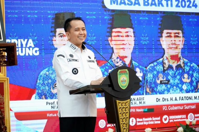 
Pj Gubernur Agus Fatoni Targetkan Sumsel Jadi Juara Selaku Tuan Rumah Pornas Korpri 2025