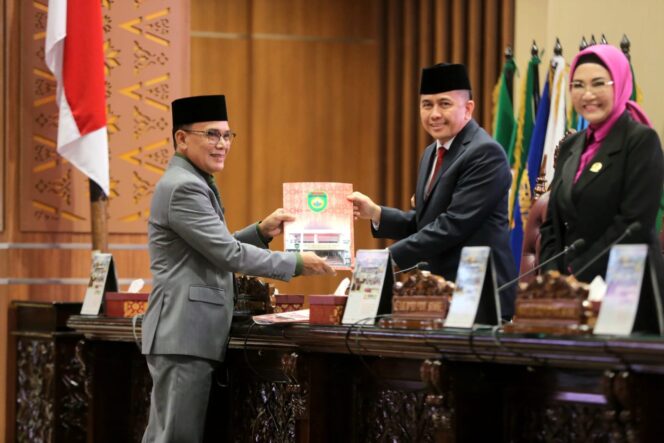 
Pj Gubernur Agus Fatoni Hadiri Rapat Paripurna LXXXI DPRD Provinsi Sumsel