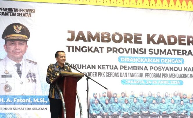 
Pj Gubernur Agus Fatoni Tutup Jambore Kader PKK Tingkat Provinsi Sumsel Tahun 2024