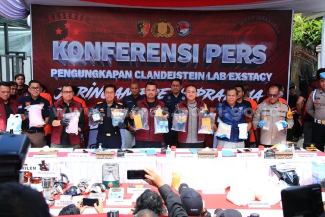 
Penggrebekan Home Industry Narkoba Sunter, Polisi Tetapkan 4 Tersangka