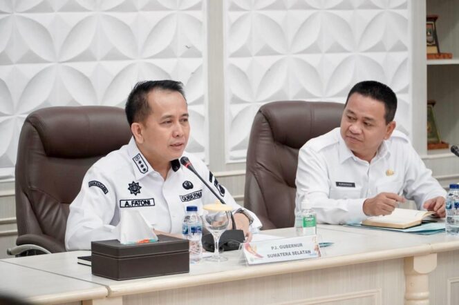 
Pj Gubernur Agus Fatoni Ingatkan Pentingnya Peningkatan Kualitas SDM di Lingkungan Inspektorat Daerah Provinsi Sumsel