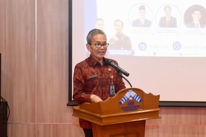 
Sekda Sumsel SA Supriono Hadiri Pelantikan Pengurus PMAT dan Dies Natalis UIN Raden Fatah Palembang