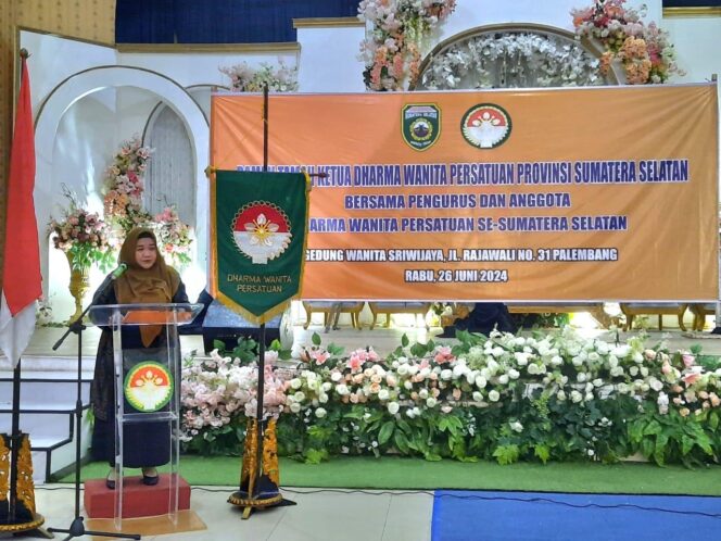 
Pj Ketua TP PKK Sumsel Melza Ayu Rahmania Silaturahmi Dengan Pengurus DWP Provinsi dan Kabupaten/Kota