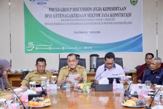 
					Pemprov Sumsel Dukung Kepesertaan BPJS Ketenagakerjaan Pada Sektor Jasa Konstruksi