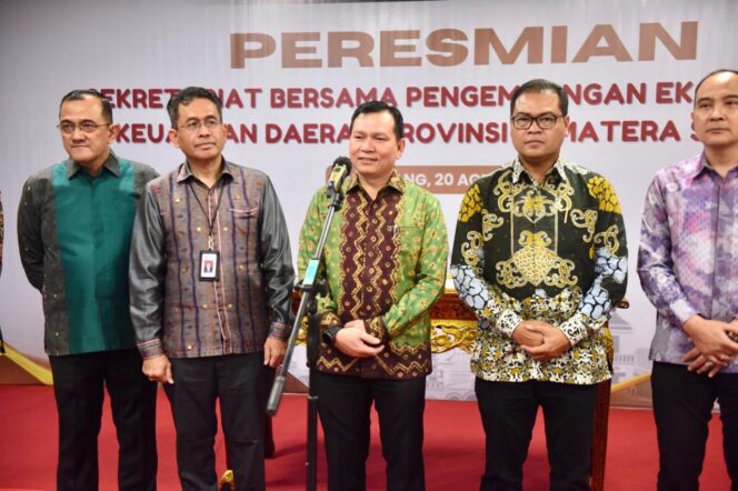 
Pj Gubernur Elen Setiadi Meresmikan Sekretariat Bersama Pengembangan Ekonomi dan Keuangan Daerah Provinsi Sumsel