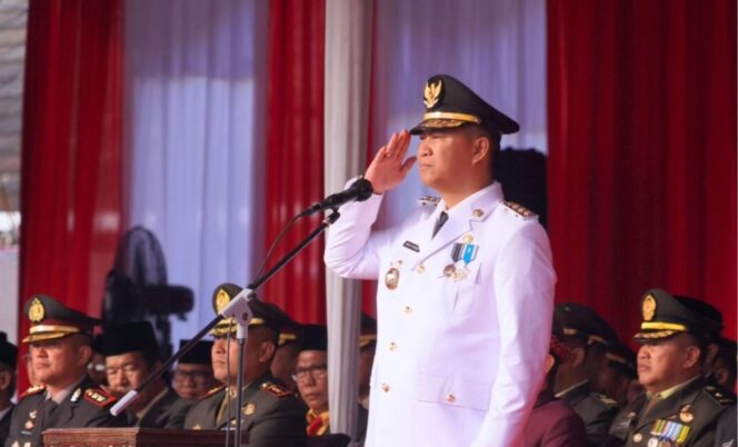 
					Pj Bupati Henky Putrawan Pimpin Upacara HUT RI Ke-79 Tingkat Muara Enim