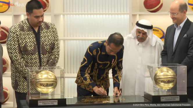 
					Resmikan Kantor FIBA di Indonesia, Presiden Ajak Pengembangan Olahraga Basket Indonesia
