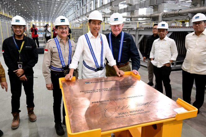 
					Resmikan Produksi Smelter PT Freeport Indonesia, Presiden Jokowi: Dorong Hilirisasi dan Penerimaan Negara