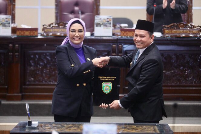
					Pj Gubernur Elen Setiadi Sampaikan Pendapat Akhir Terhadap Raperda Tentang APBD Provinsi Sumsel TA 2025