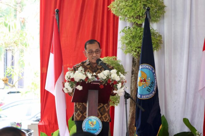 
Sekda Sumsel Edward Candra Hadiri Deklarasi dan Pencanangan Bersih Narkoba di Kota Prabumulih