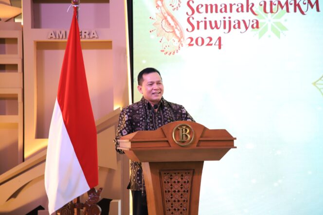 
					Buka Semarak UMKM Sriwijaya 2024, Pj Gubernur Elen Setiadi Dorong Pengembangan UMKM Sumsel ke Kancah Internasional
