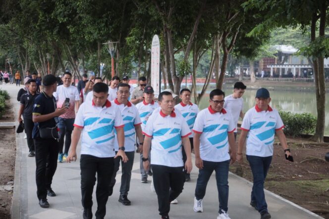 
Pj Gubernur Elen Setiadi Dukung Launching Revitalisasi Kawasan Taman Kota Kambang Iwak Palembang