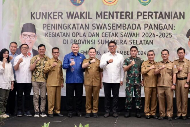 
					Pj Gubernur Elen Setiadi Optimis Sumsel Mampu Pertahankan Swasembada Pangan Melalui Program Opla