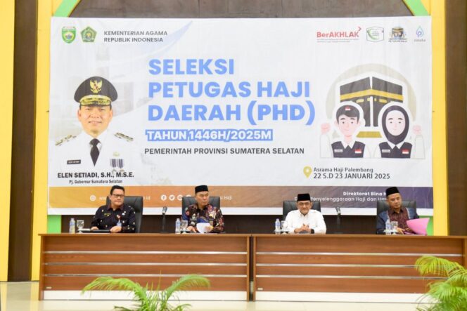 
Sekda Edward Candra Resmi Buka Seleksi Calon Petugas Haji Daerah (PHD) Sumsel 2025