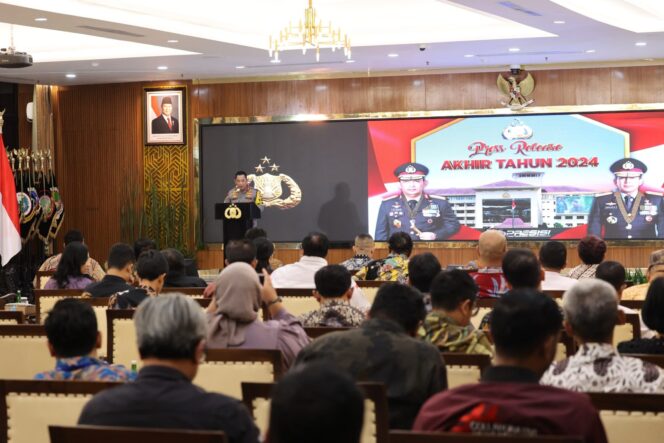 
325.150 Kasus Kejahatan Berhasil Terungkap Sepanjang 2024, Menurun Dibanding 2023