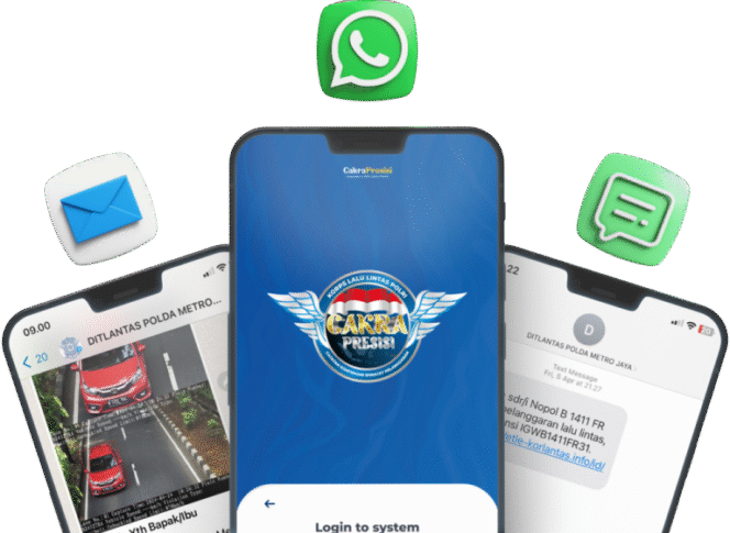
Notifikasi Tilang Kini Dikirimkan Lewat WhatsApp, Mulai Berlaku Hari Ini