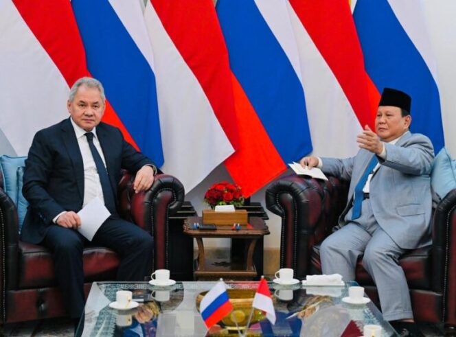 
Prabowo Subianto Terima Kunjungan Kehormatan Sekretaris Dewan Keamanan Federasi Rusia
