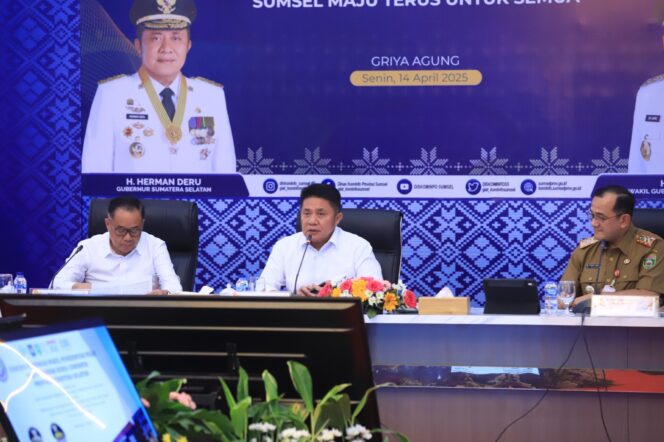 
Gubernur dan Wagub Gelar Rakor Untuk Menyatukan Visi dan Misi Bersama OPD dan Instansi Vertikal Sumsel