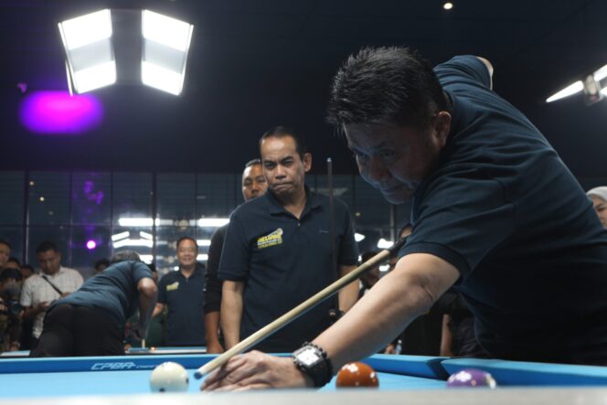 
Gubernur Sumsel Buka Relung Billiard Challenge 2025-Kapolda Sumsel Cup, Jadi Ajang Pembibitan Atlet Potensial