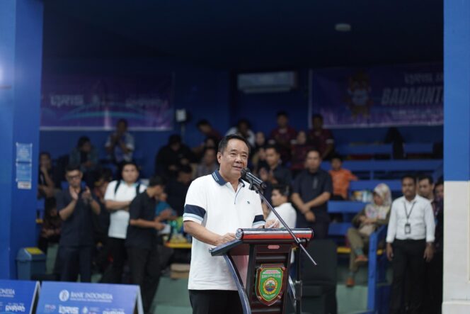
					QRIS Sriwijaya Badminton Cup Resmi Dibuka, Cik Ujang Tekankan Semangat Sportivitas